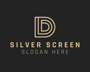 Deluxe - Modern Linear Letter D logo design