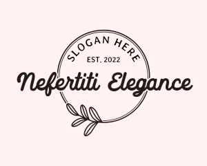 Elegant Feminine Business Brand logo design