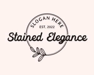 Elegant Feminine Business Brand logo design