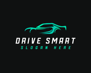 Car Sedan Driving logo design