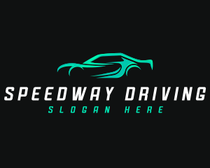 Driving - Car Sedan Driving logo design