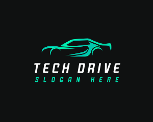 Car Sedan Driving logo design