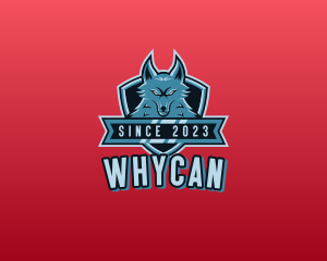 Video Game - Wild Gaming Wolf logo design
