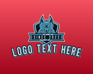 League - Wild Gaming Wolf logo design