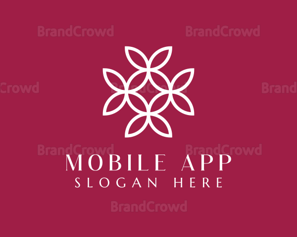 Flower Petal Pattern Logo