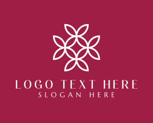 Outline - Flower Petal Pattern logo design