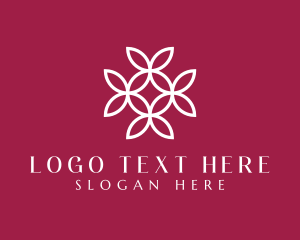 Flower Petal Pattern Logo