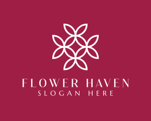 Flower Petal Pattern logo design