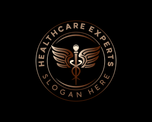 Caduceus Healthcare Pharmacy logo design