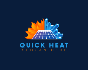 Solar Heat Ice logo design