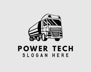 Truckload - Fuel Truck Transport logo design