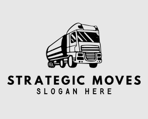 Fuel Truck Transport logo design