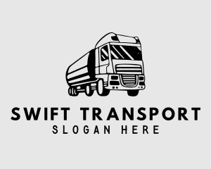 Fuel Truck Transport logo design