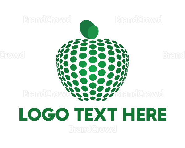 Dots & Green Apple Logo