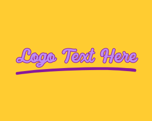Border - Quirky Bubbly Wordmark logo design