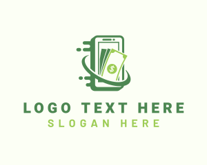 Online Banking - Mobile Application Money logo design