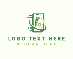 Phone - Mobile Application Money logo design