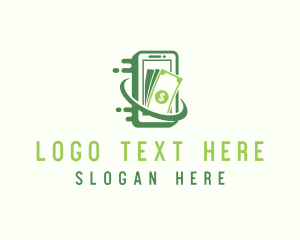 Phone - Mobile Application Money logo design
