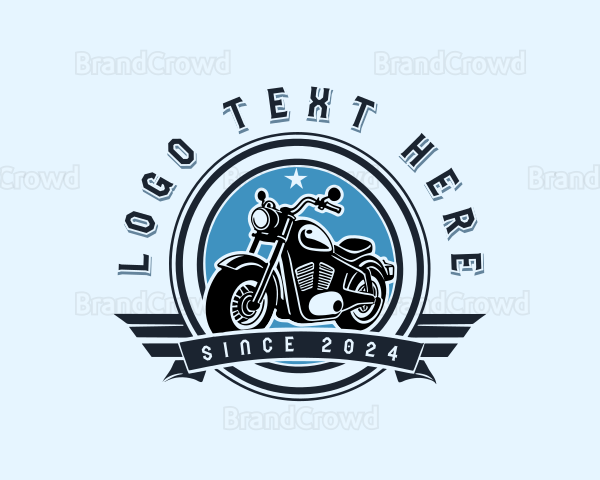 Motorcycle Wings Rider Logo