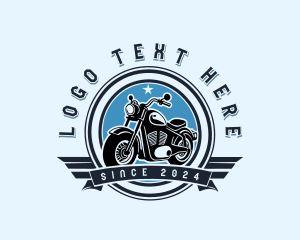 Motorcycle Gang - Motorcycle Wings Rider logo design