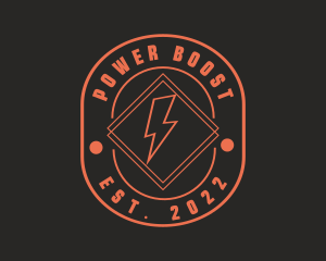 Electric Bolt Power logo design