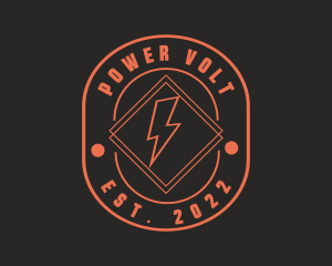 Electric Bolt Power logo design