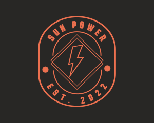 Electric Bolt Power logo design