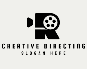 Directing - Film Camera Letter R logo design