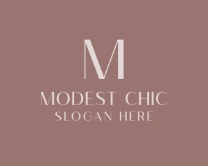 Chic Feminine Fashion Boutique logo design