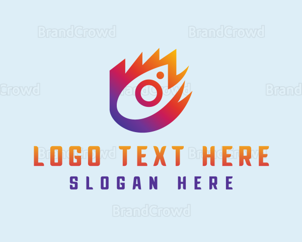 Gradient Photography Icon Logo