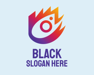 Gradient Photography Icon Logo