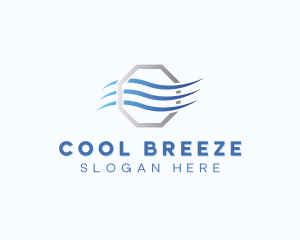 Wind Cooling Ventilation logo design