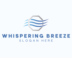 Wind Cooling Ventilation logo design