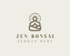 Meditation Zen Yoga logo design