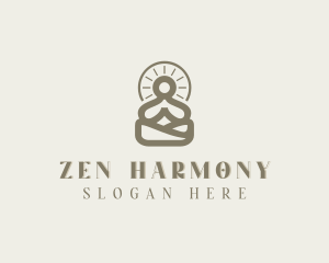 Meditation Zen Yoga logo design