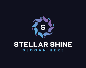 Star Digital Abstract logo design