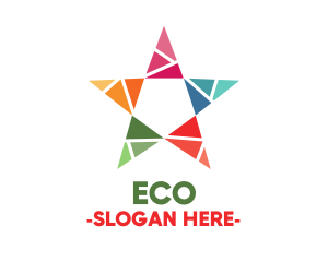 Parol - Colorful Star Mosaic logo design