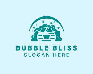 Car Bubble Arc logo design