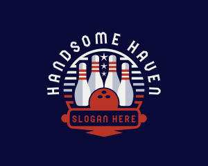 Bowling Sports Tournament logo design