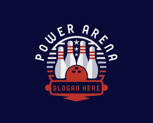 Arena - Bowling Sports Tournament logo design