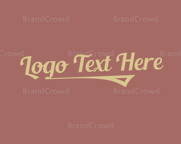 Apparel Cursive Business Logo