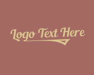 Apparel Cursive Business Logo