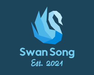 Fashion Swan Origami logo design