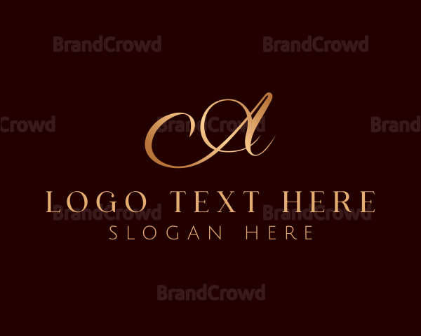 Fashion Couture Letter A Logo