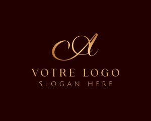 Luxe - Fashion Couture Letter A logo design