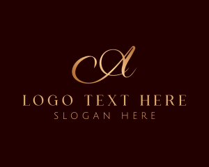 Fashion Couture Letter A Logo