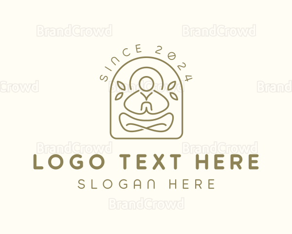 Meditation Yoga Wellness Logo