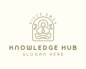 Meditation Yoga Wellness Logo