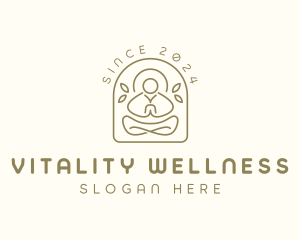 Meditation Yoga Wellness logo design