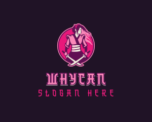 Woman Samurai Clan Logo